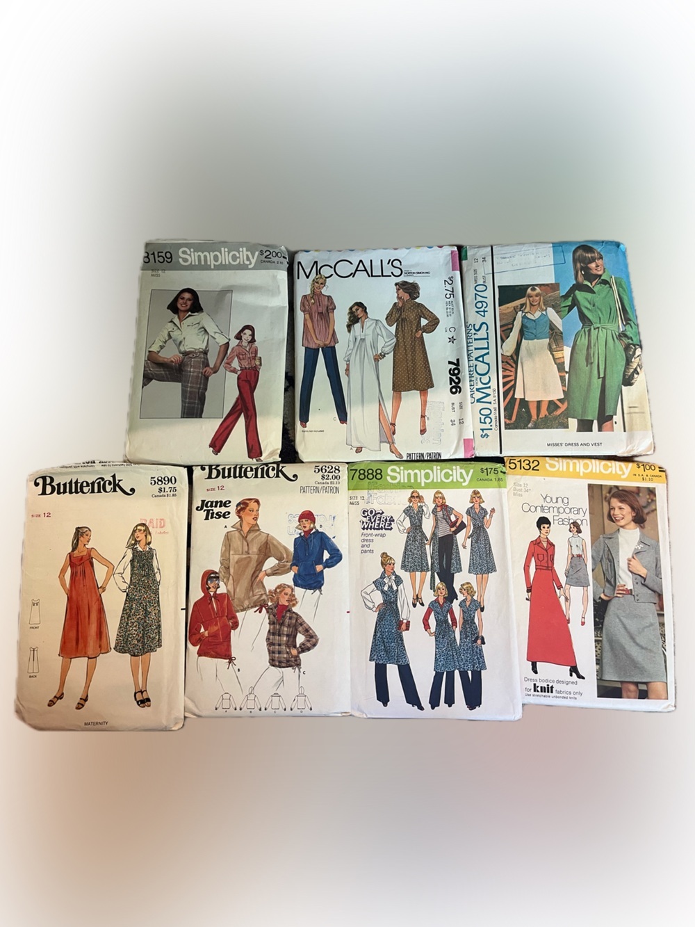 Vintage Women’s Dresses and Separates Sewing Pattern Lot - Size 12